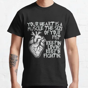 Vaše Srdce je Sval Veľkosti Päste T-Shirt hippie oblečenie pánske grafické t-shirts hip hop ťažkej váhe, t košele
