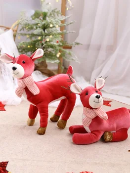 Vianočné Snehuliak Elk Bábika Veselé Vianočné Ozdoby Hračka Navidad Vianoce, Nový Rok Darčeky, Vianočné Domáce Dekorácie