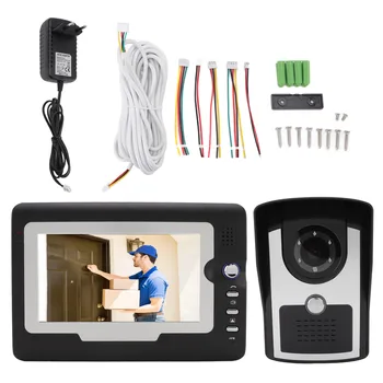 Video Elektronický Zvonček Monitor Interkom Funkcia Video Interkom Zvonček Žiadne Žiarenie pre Domáce