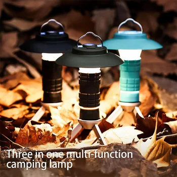 Visí Camping Svetlo s Magnetickým USB Nabíjateľné Vonkajšie Led Baterka Stan Statív Orechy Multifunkčné Mini Led Maják
