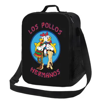 Vlastné Los Pollos Hermanos Breaking Bad Obed Taška Ženy Tepelnej Chladnejšie Izolované desiatu pre Deti v Školskom veku