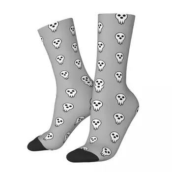 Vtipné Blázon Ponožky pre Mužov Módne Hip Hop Harajuku Soul Eater Anime Šťastný Kvality Vzor Vytlačené Chlapci Posádky Ponožky Bezšvíkové Darček