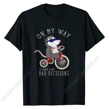 Vtipné Opossum Na Môj Spôsob, Ako Urobiť Zlé Rozhodnutia Koša Dank Meme Tričko Bavlna Topy Mužov Tees Bežné Lacné Tlač Tshirts