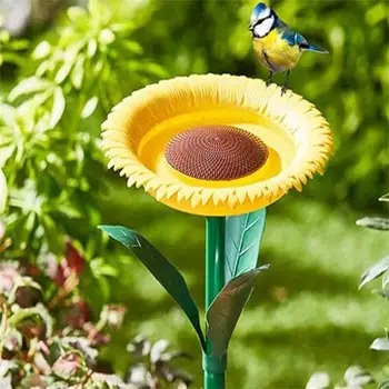 Vták Feeder Slnečnice Tvar nepriepustných Vták Vody Nádoby Plast odolný voči Poveternostným vplyvom Kolibrík Feeder domáce zvieratá
