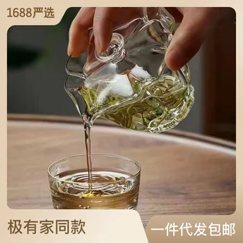 Vysoká Borosilikátového Skla Baicai Kryt Misy, Čaj, Takže Misy, Tepelne-Odolné Čaj Nastaviť, Gonggong Čaj Reálnej Pohár, Čaj Dávkovač