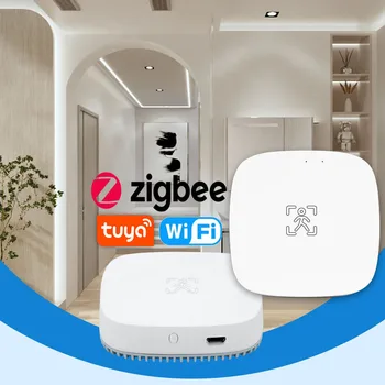 WiFi & Zigbee Inteligentné Ľudské Prítomnosť Snímača Pohybu,Jas/Vzdialenosť Detekcie, Tuya Inteligentný Život Domácej Automatizácie,Pre Alexa, Spoločnosť Google