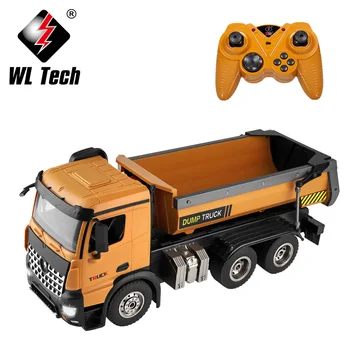 Wltoys 14600 RC Dump Truck Diaľkové Ovládanie Truck 1/14 2,4 Ghz RC Konštrukcie Vozidla Hračka s LED Svetlá a Simulácia Zvuku