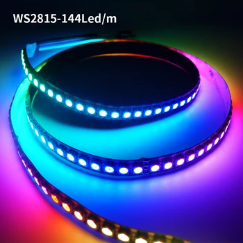 WS2815 led pásy pásky （WS2813 WS2812B upgrade） Smart led pásy svetla 1m/2m/3m/4m/5m DC12V Adresný Dual-signál RGB Led Pásy