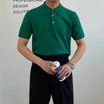 X03417 Hot predaj Nové Módne 2023 Polo Shirts Populárne slávnej Značky Módny Dizajn Strany štýl Oblečenie pre Mužov