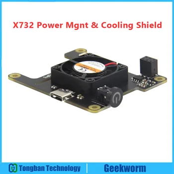 X732 Power Management & Chladenie Rozširujúca Doska pre Raspberry Pi 4B/3B+/3B