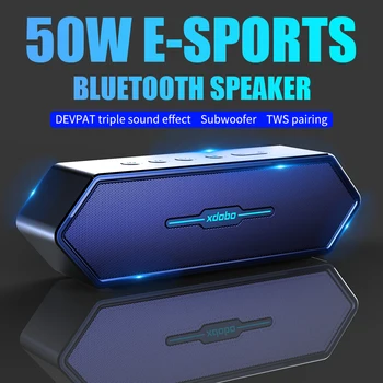 XDOBO Nirvana 50W Vysoký Výkon Bluetooth Reproduktory TWS 3D Stereo Surround Subwoofer Domáce Kino Soundbar Hudobné Centrum pre Počítač
