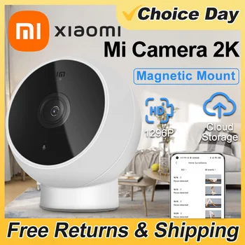 Xiao Mi Smart IP Kamera Edition 2K HD Infračervené Nočné Videnie CCTV Hlas Intercom AI Alarm MagneticMount Smart Home WiFi Videcam
