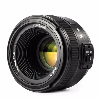 Yongnuo YN50mm F1.8 AF Objektív Väčšie Clona Automatické Zaostrenie pre Nikon DSLR Fotoaparát Nové D7200 D5300 D5200 D750 D500, D4s