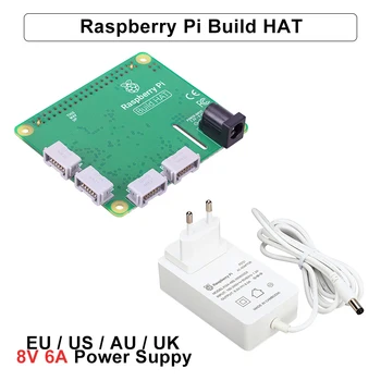 Úradný Raspberry Pi Stavať KLOBÚK s 8V 6A Moc Suppy pre Pripojenie Raspberry Pi pre Techniku, Vzdelávanie Techniku, Zariadenia