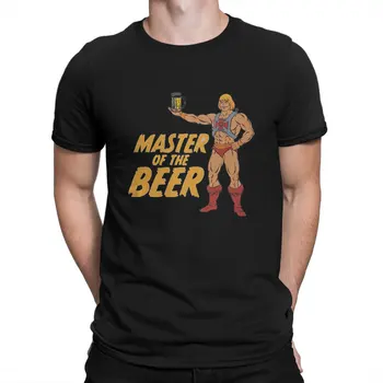 Úsmev T-Shirt pre Mužov On-Man a Majstri Vesmíru Adam Cartoon Blázon 100% Bavlna Tees Okrúhlym Výstrihom, Krátky Rukáv T Shirt