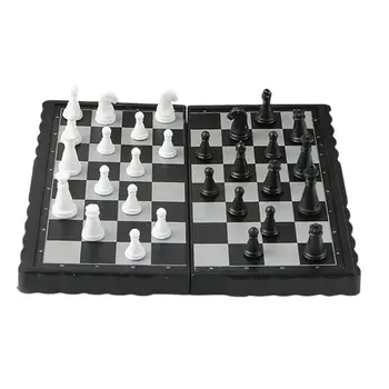 Šach stolová Hra s Prenosné Skladacie šachovnicu Cestovné Šach pre Stolové Hry
