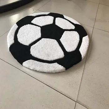 Špeciálne cartoon futbal koberec chlapec deti izba koberec, vankúš pad zahusťovanie kolo počítač koberec mat akryl hrubé