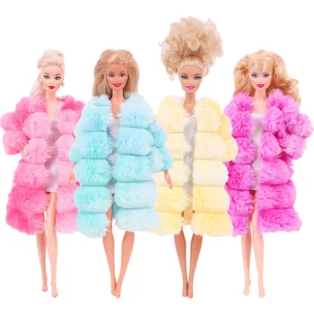 Štyri farby Barbies Bábiky Oblečenie Party Šaty Svadobné, Večerné Oblečenie Bábiky, Príslušenstvo Pre Bábiky Barbie&1/6 BJD Blythe Bábiky Oblečenie